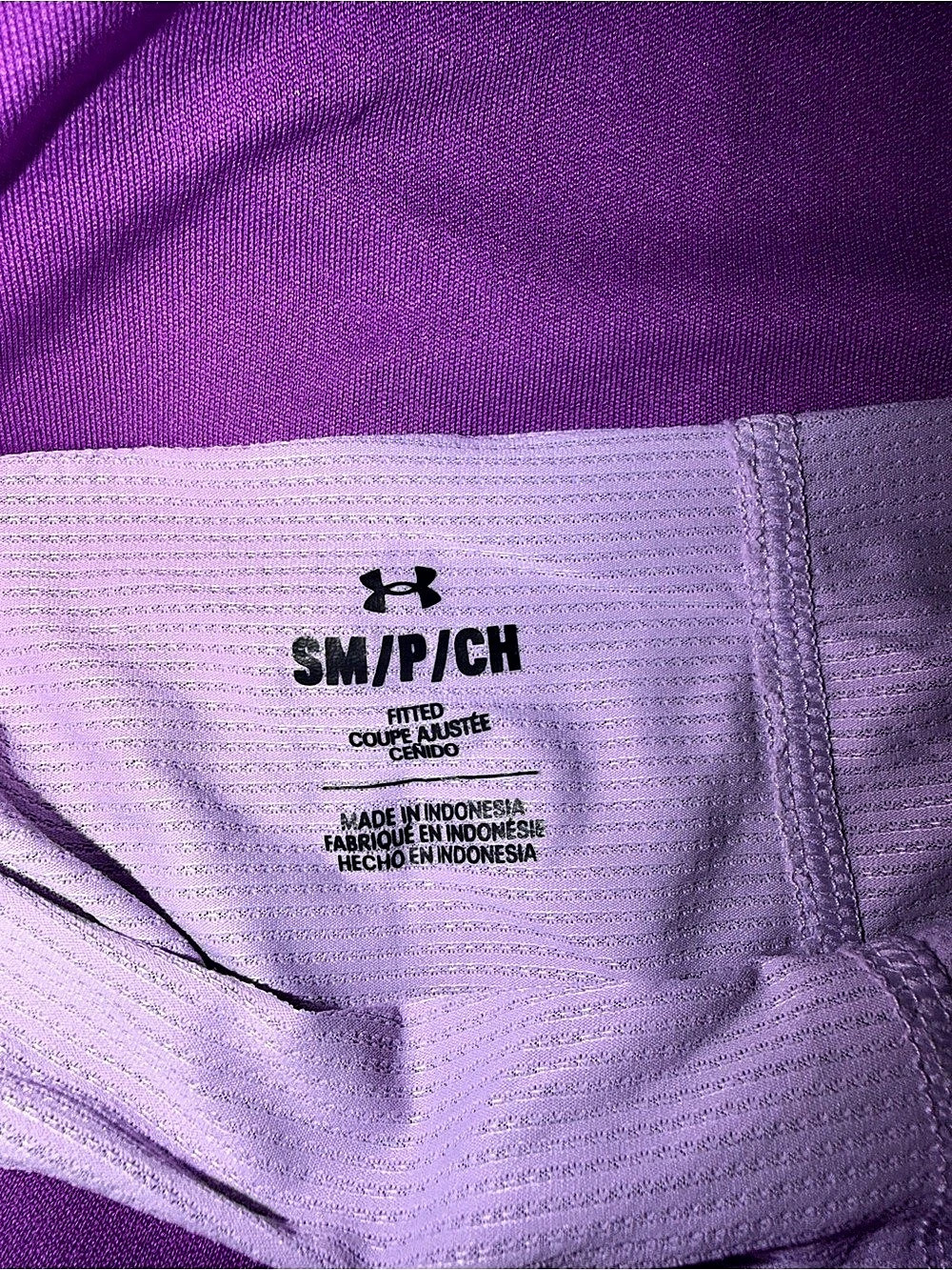 Under Armour Play Up Shorts Athletic Shorts Purple Small - Picture 3 of 4